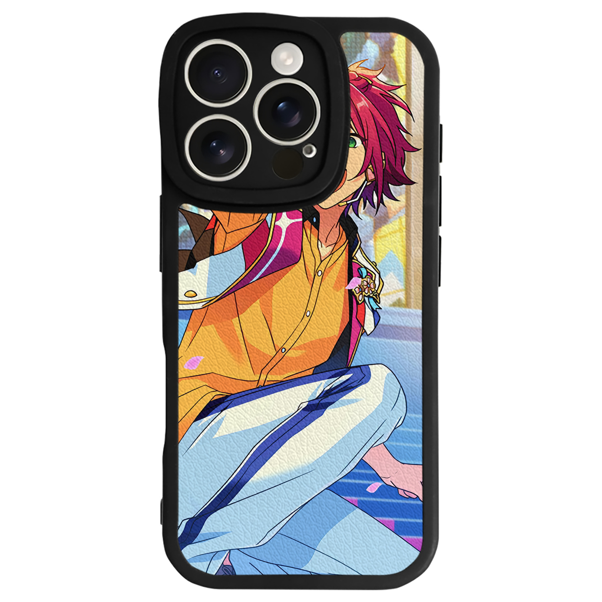 （画像用） あんさんぶるスターズ! Ensemble Stars 【iPhone 16シリーズ対応】シリコンスマホケース（レザー調） 材質：シリコン